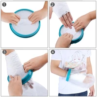6 type adult clear waterproof shower bandage protector cover with seal protection for hand arm foot wound in bathing or swimming