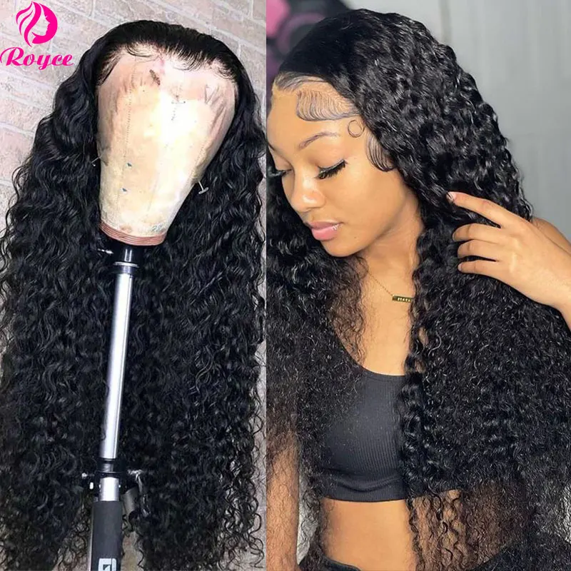 Парик с глубокой волной 13x4 бразильские вьющиеся волосы парики для женщин парик