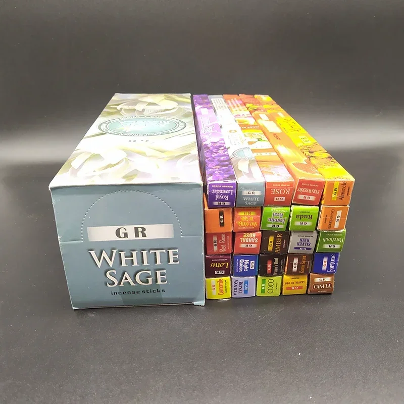 Тибетские белые ароматические палочки в виде шалфея