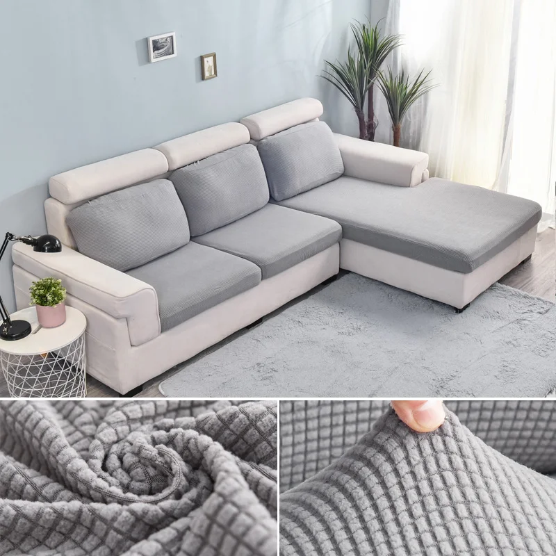 

Thickened fleece Stretch Sofa Seat Cushion Cover Sofa Covers for Living Room Removable Chair Cover Furniture Protector 1/2/3/4 S