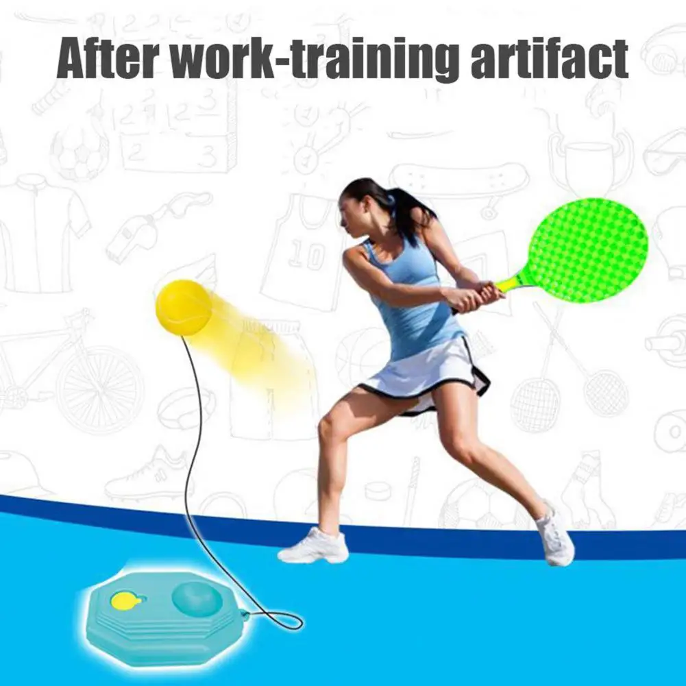 

1 Set Useful Plastic Shockproof Self Tennis Practice Training Rebounder Kit for Home Tennis Practice Tool Tennis Trainer