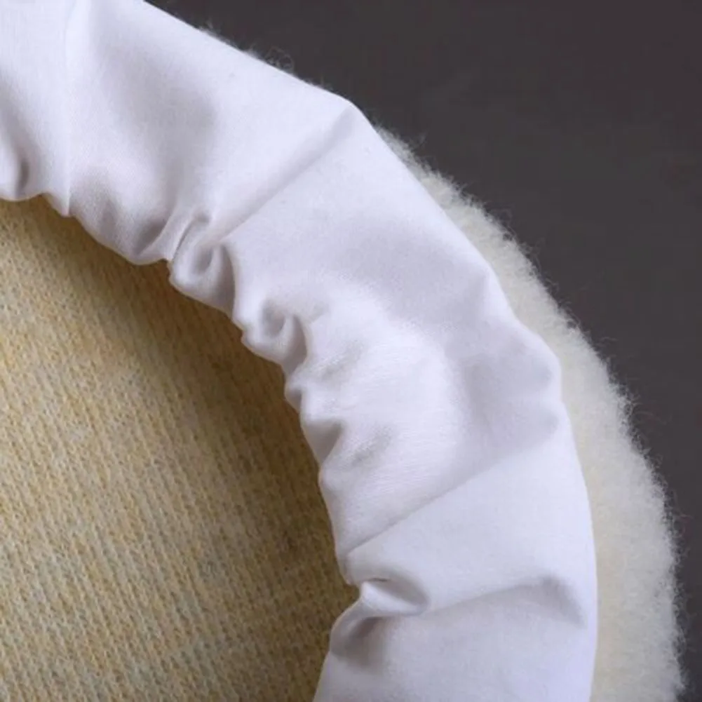 

1x Wool Polishing Pad Artificial Wool In Combination With A Grinder Is Washable And Reusable For Furniture