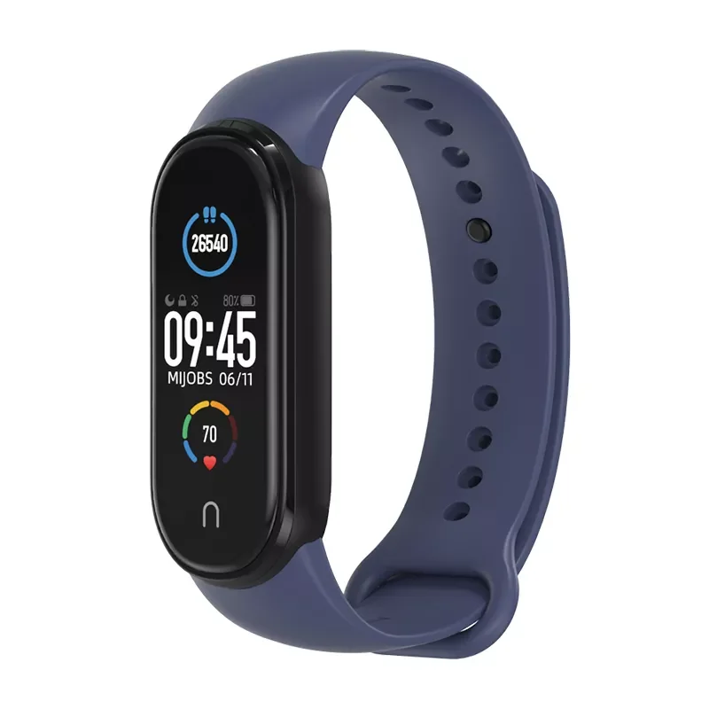 

For Xiaomi Mi Band 5 Strap Silicone Original Wristband Replacement Two-Color for Mi Band 5 NFC Global Bracelet Miband 5 Russia