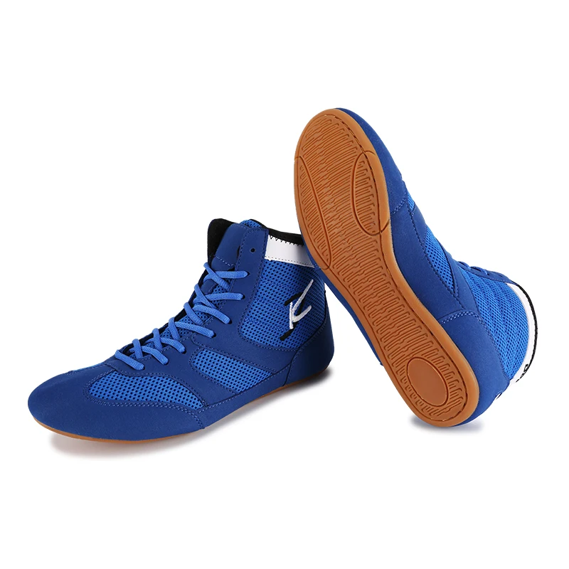 

Men Professional Boxing Wrestling Fighting Weightlift Shoes Women Soft Breathable Wearable Training Boxing Fighting Boots