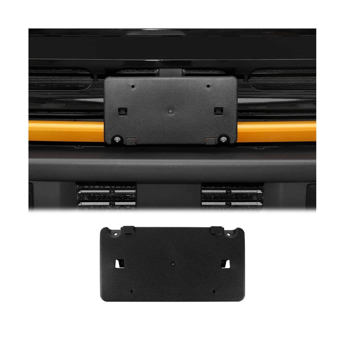 Для Ford Bronco 2021 2022 2023 передняя рамка номерного знака Монтажный держатель Крышка