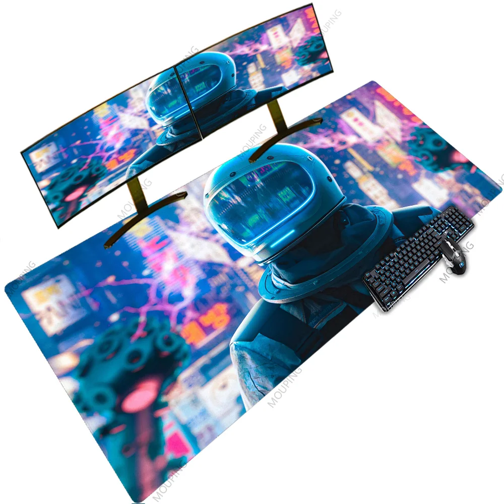 

Luminous Carpet Novelty Adult Mouse Mat Astronauta Miusepad Computer Table Xxxxl Rgb for Keyboard Accessories Playmat 100x50 Rug