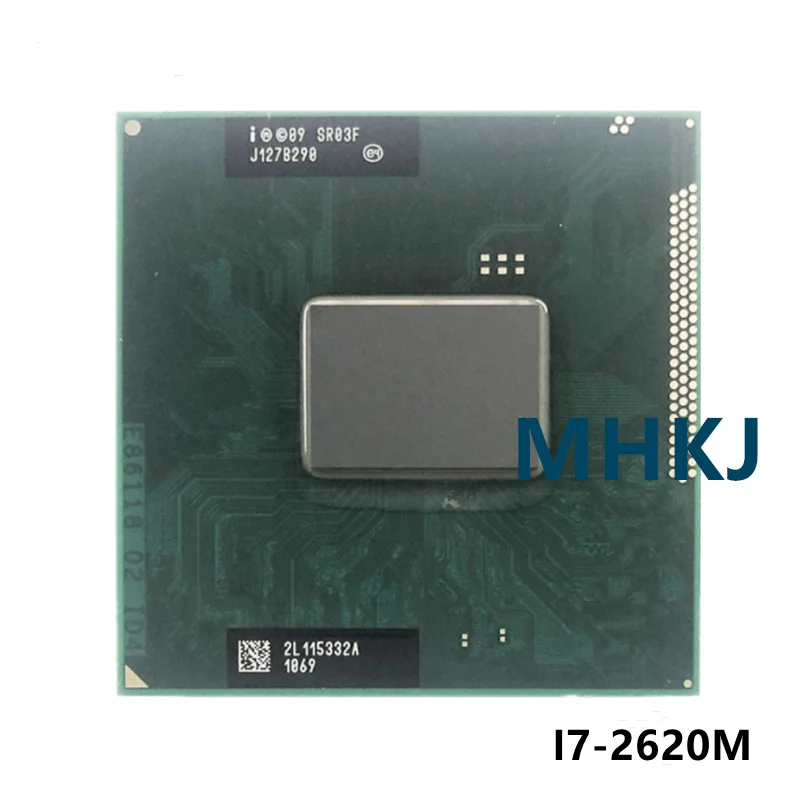 

Процессор Intel Core i7-2620M i7 2620M SR03F 2,7 ГГц двухъядерный четырехпоточный процессор 4 МБ 35 Вт Разъем G2 / rPGA988B