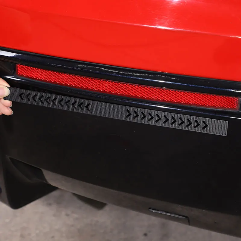 

For Chevrolet Corvette C7 2014-2019 Car Styling Stainless Steel Black Car Rear Fog Light Cover Trim Sticker Car Accessories