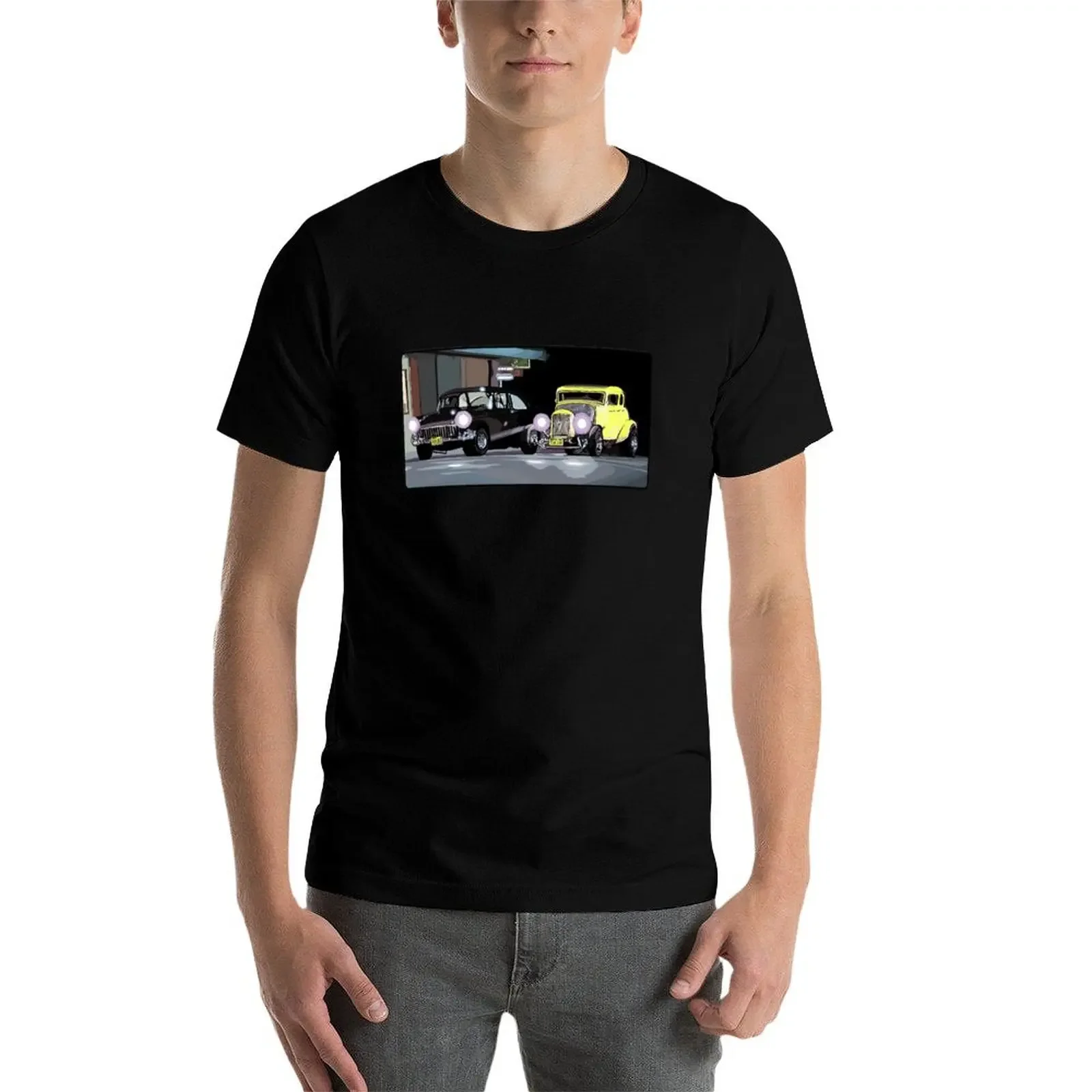 Футболка American Drag забавные футболки больших размеров мужская одежда