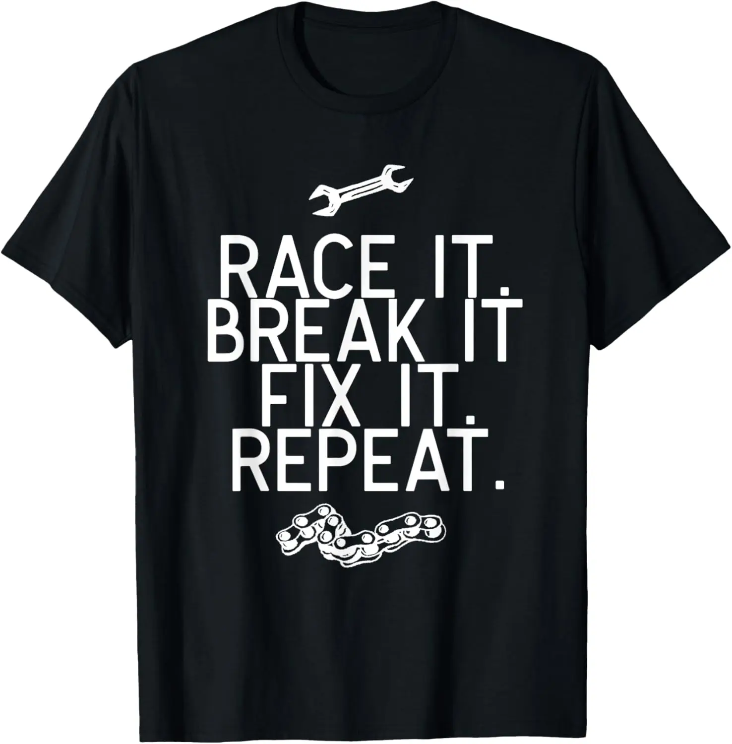 Забавная гоночная рубашка — Race It Break Fix Повторите