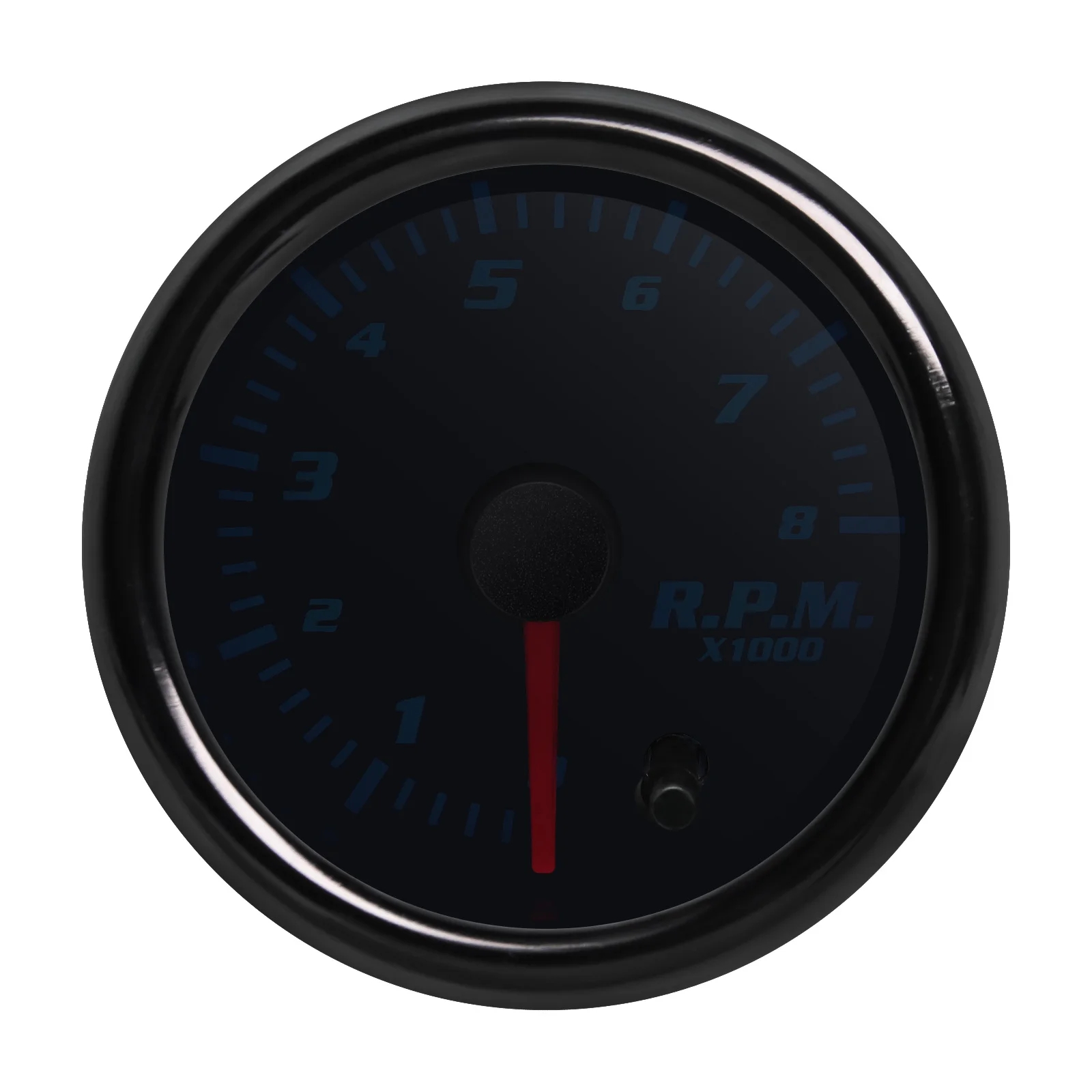 Автомобильный Тахометр с дымчатой линзой 0-8000 об/мин 52 мм для 1-8-цилиндрового