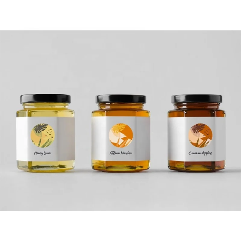

personalise custom self adhesive waterproof printed spice jam bottle tamper seal sticker etiquette food glass jar label