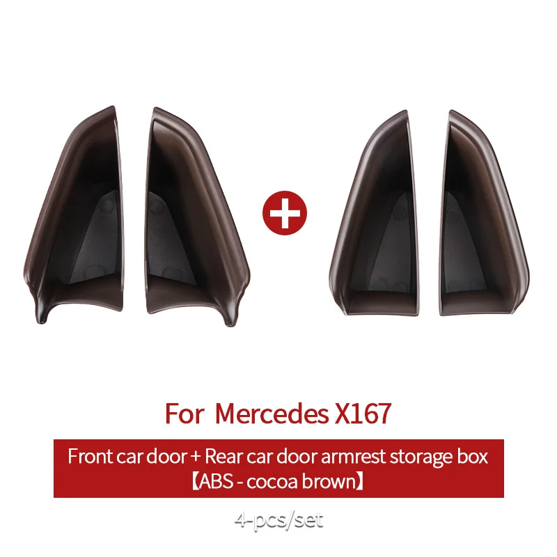 

Ящик для хранения дверей Mercedes 2024 ~ 2025 gle w167 suv v167 coupe поставки gls x167 gle 350 amg 450 500e 350d аксессуары для интерьера