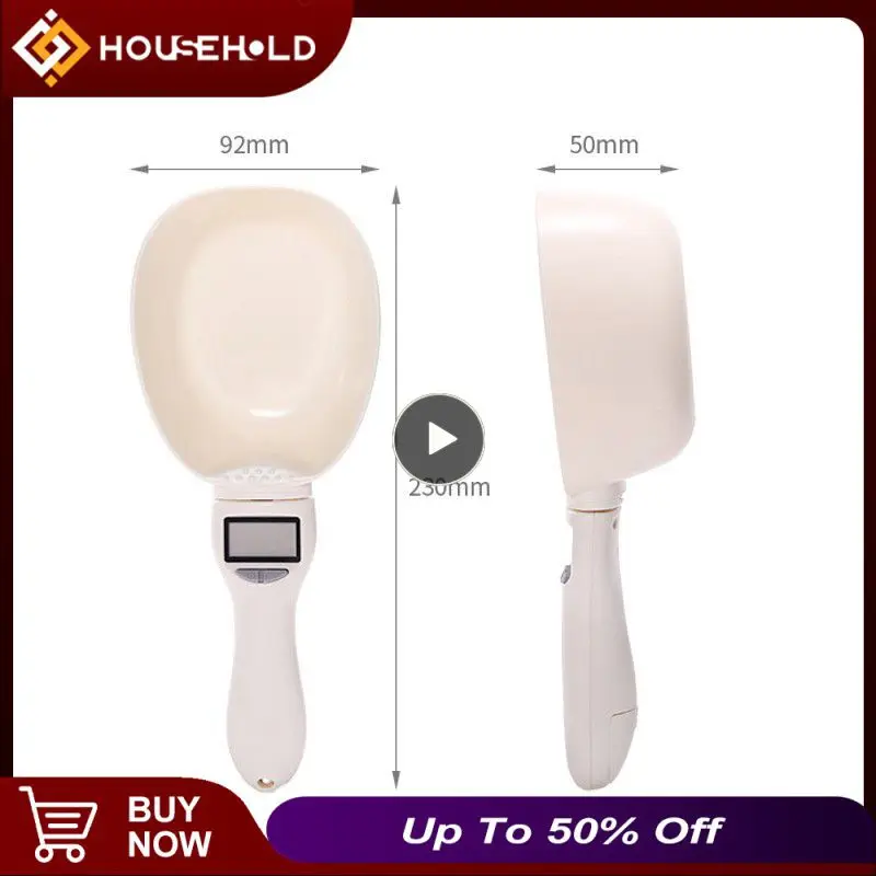 

1~10PCS Electronic Measuring Tool Dog and Cat Feeding Bowl Measuring Spoon Pet Food Scale Kitchen Scale Digital Display Weighing