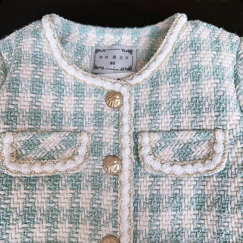 Модное темпераментное пальто в социалистском стиле для девочек на весну и осень