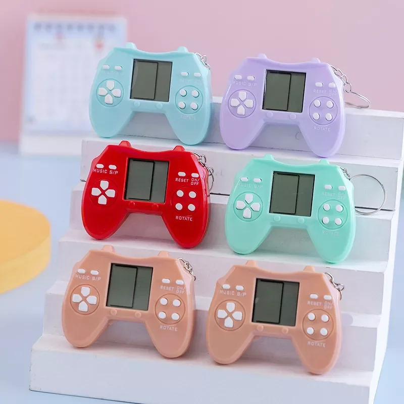 

Mini Retro Handheld Game Console With Key Ring Portable Compact Game Player Keychain Game Console Pendant Stuffer Gift For Kids