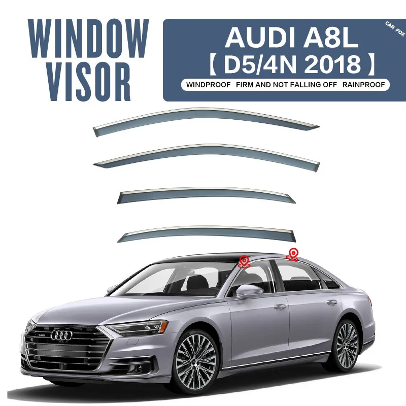 

Козырёк для окна AUDI A8L D5, защита от погоды