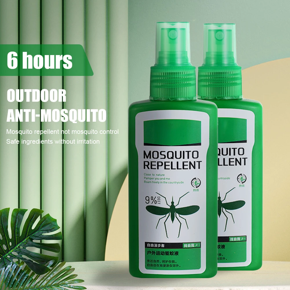 

100ML Anti-mosquito Repellent Liquid Mosquito Killer Pest Control Spray For Kids Adults Outdoor Camping Travel Protection