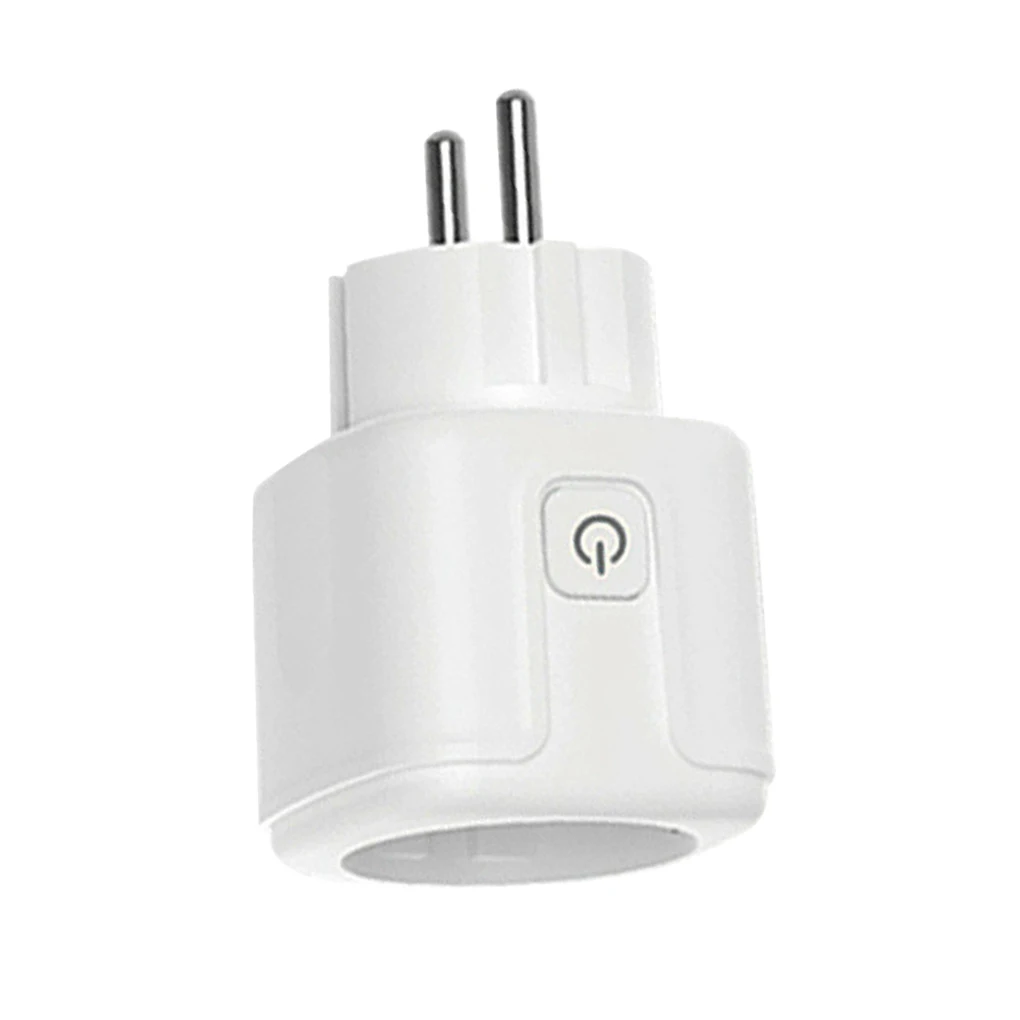 

Tuya Smart Socket WiFi Remote Control Timer Switch 16A Voice Control Fire Proof Power Outlet EU Plug