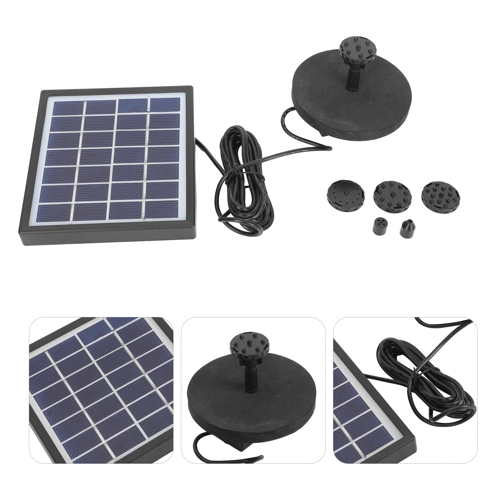 

1 Set Solar Power Fountain Solar Panel Water Floating Fountain Pump Kit