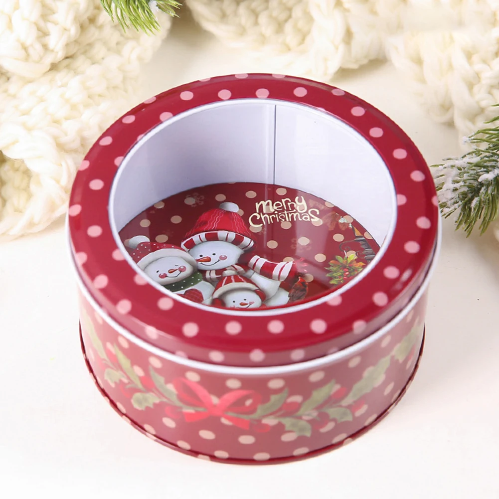 Красочная фотокопия мини-герметичная банка Фотокопия Санта-Клаус снеговик