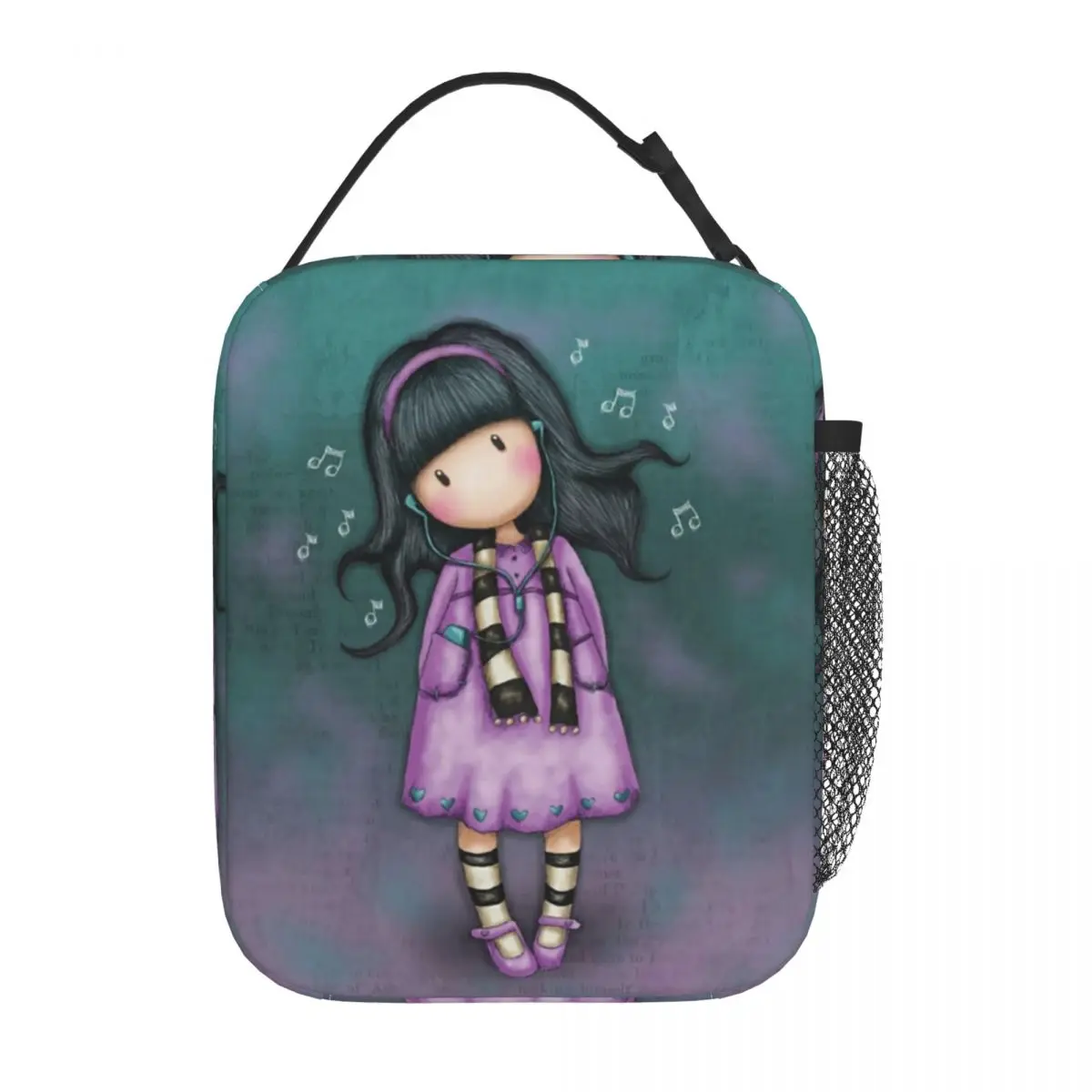 

Santoro Gorjuss Doll Thermal Insulated Lunch Bags School Little Song Portable Lunch Container Thermal Cooler Food Box
