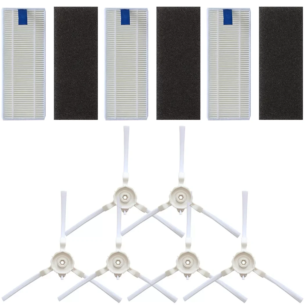 

New in Cleaner Sponge Filter Side Brushes Kit For Rowenta Explorer Serie 40 Sponges Side Brushes Household Cleaning Tools Robot