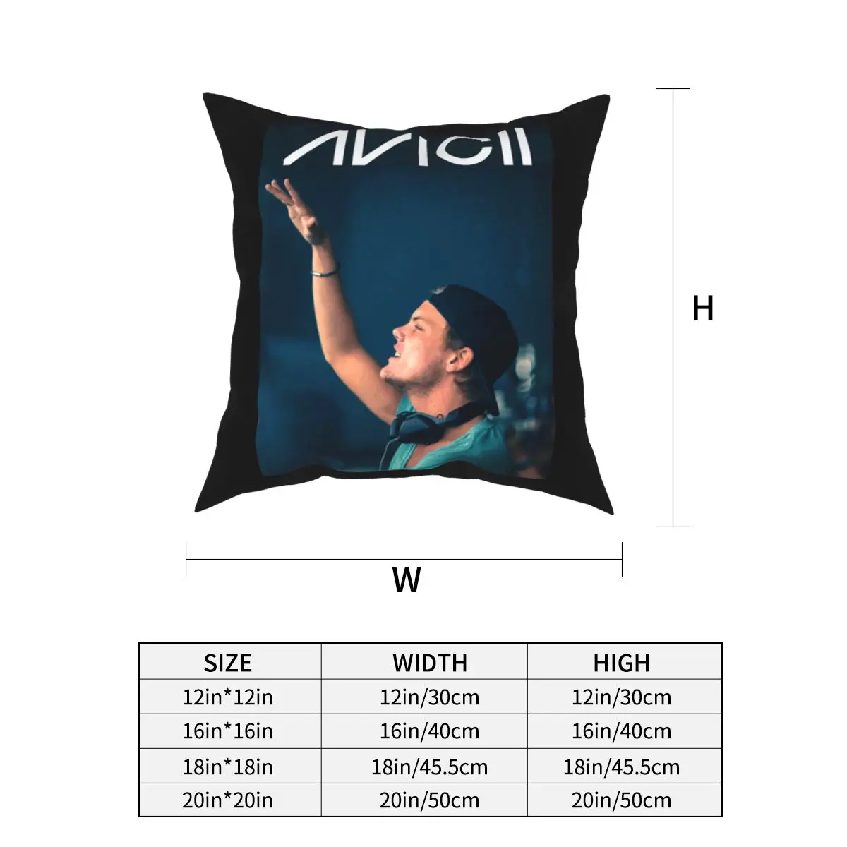 Теплая Мягкая Наволочка Avicii Dj Wake Me Up Tim Bergling с электронной музыкой настоящая