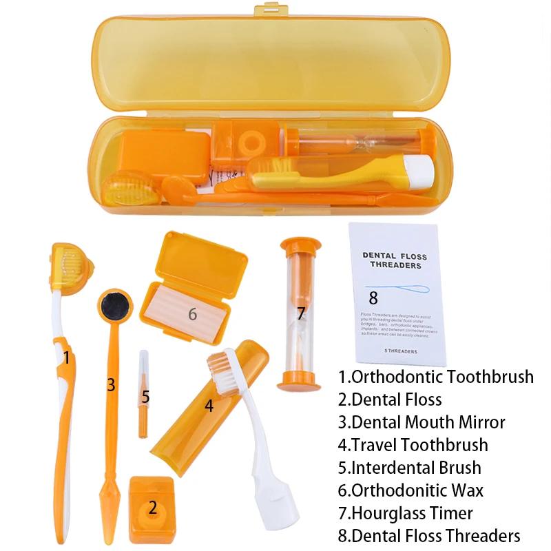 Набор Для Ухода За Полостью Рта С Зубной Нитью Инструменты Отбеливания Зубов