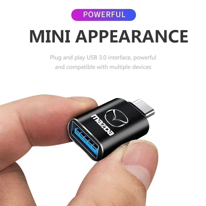 Автомобильный Поворотный адаптер USB 323 типа C автомобильный преобразователь