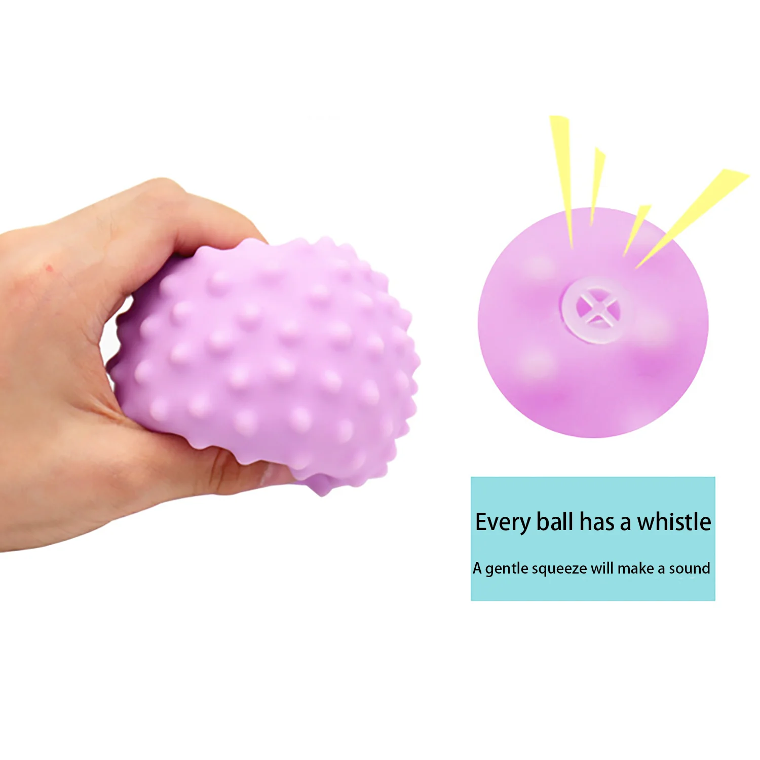 6 шт./набор мягкие резиновые шарики для рук