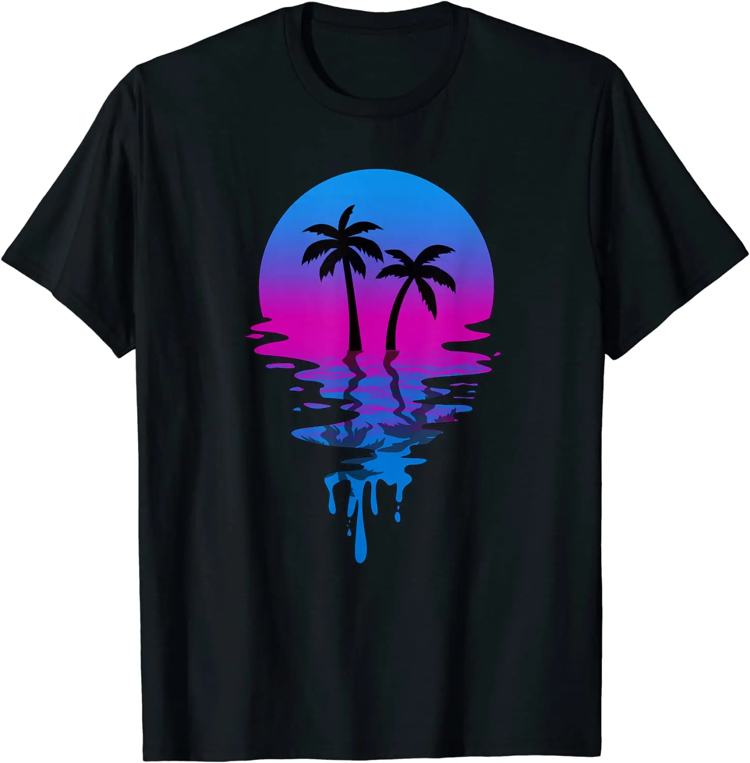 

Vintage Retro Sunset Palm Tree T-Shirt