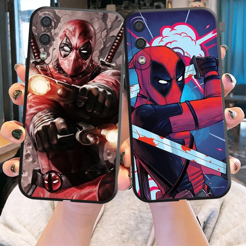 

Marvel Spider-Man Phone Case For Samsung Galaxy S8 S9 S10 S10E S20 S21 FE S21 Plus Liquid Silicon Black Carcasa Silicone Cover