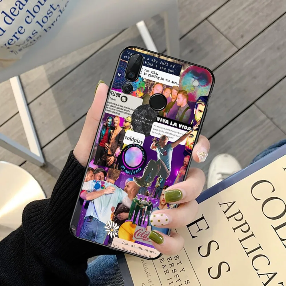 Band C-Coldplay Moon Music Phone Case For Huawei Y9 6 7 5 Prime Enjoy 7s 8 Plus 7a 9e 9plus 8E Lite Psmart Shell