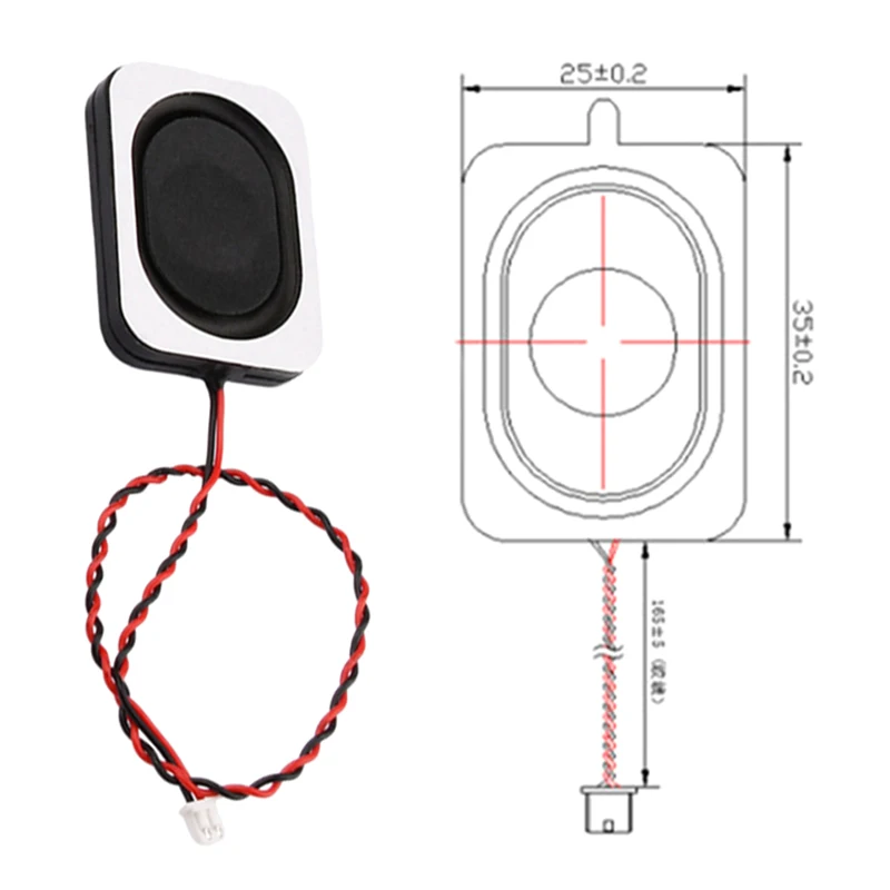 4 Ом 3 Вт/8 2 Вт квадратный динамик с маленькой полостью