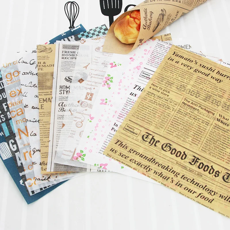 Пищевая смазочная бумага оберточная для пищевых продуктов хлеба сэндвичей