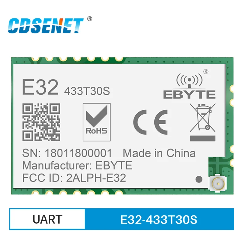 

LoRa SX1278 433MHz rf Module 1w Long Range Transceiver CDSENET E32-433T30S UART SMD 30dBm 433 mhz IOT Transmitter Receiver