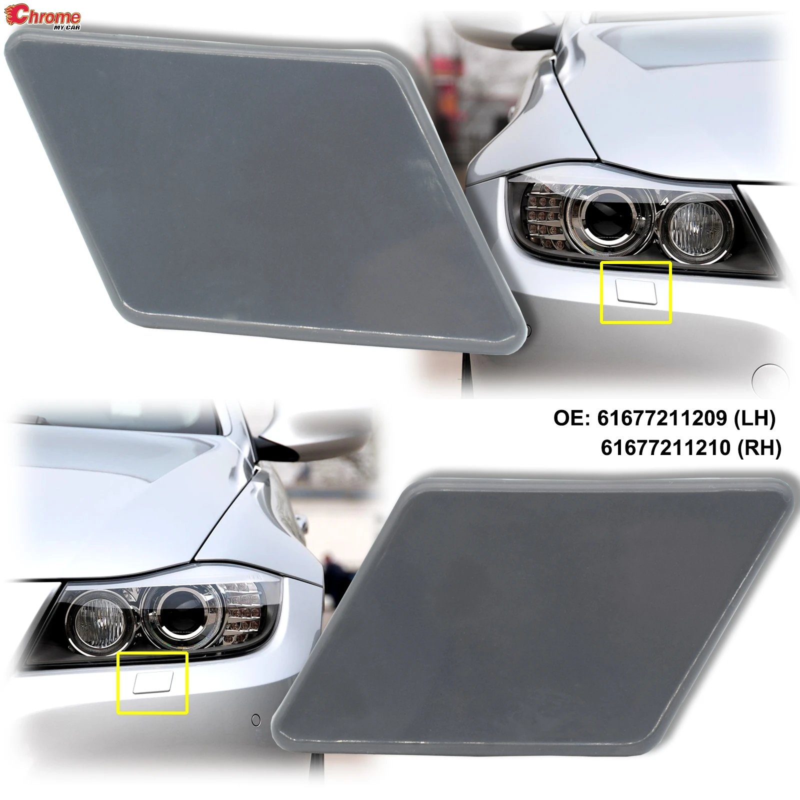 Крышка форсунки омывателя фар крышка переднего бампера правая левая