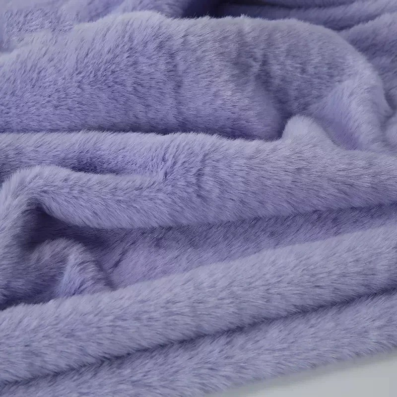 50x50 см 8 мм фиолетовый имитация кроличьего меха выдра короткая плюшевая ткань
