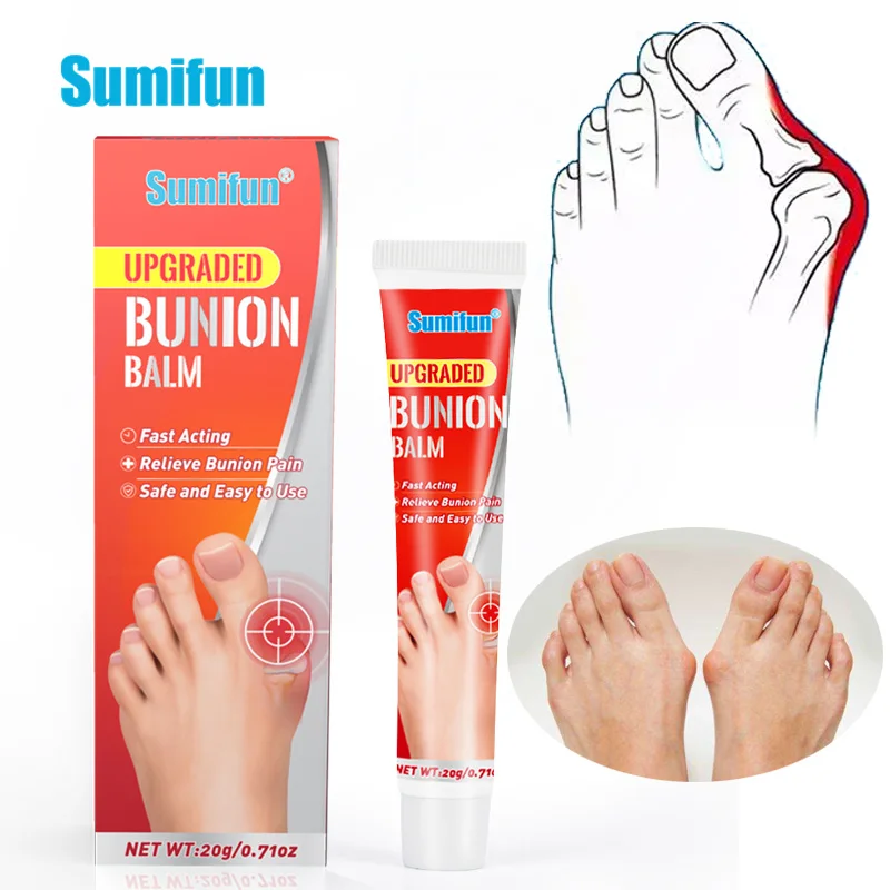 

20g Sumifun Herbal Gout Treatment Cream Arthritis Rheumatism Joints Fingers Toes Bunion Swelling Ache Pain Relief Ointment