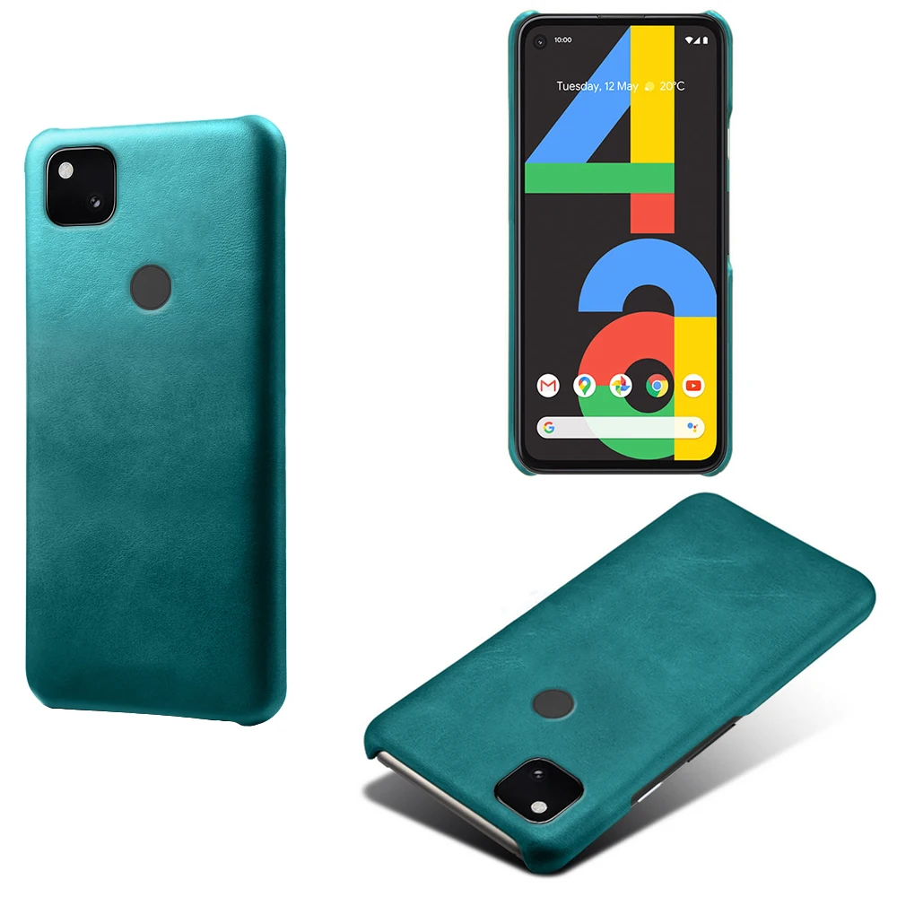 

for Goolgle Pixel 4a 4 4XL 3A 3XL XL 2 3 Slim Vintage Synthetic Leather Case for Pixel 5 5a 5g Cover Coque Funda Bumper Capa