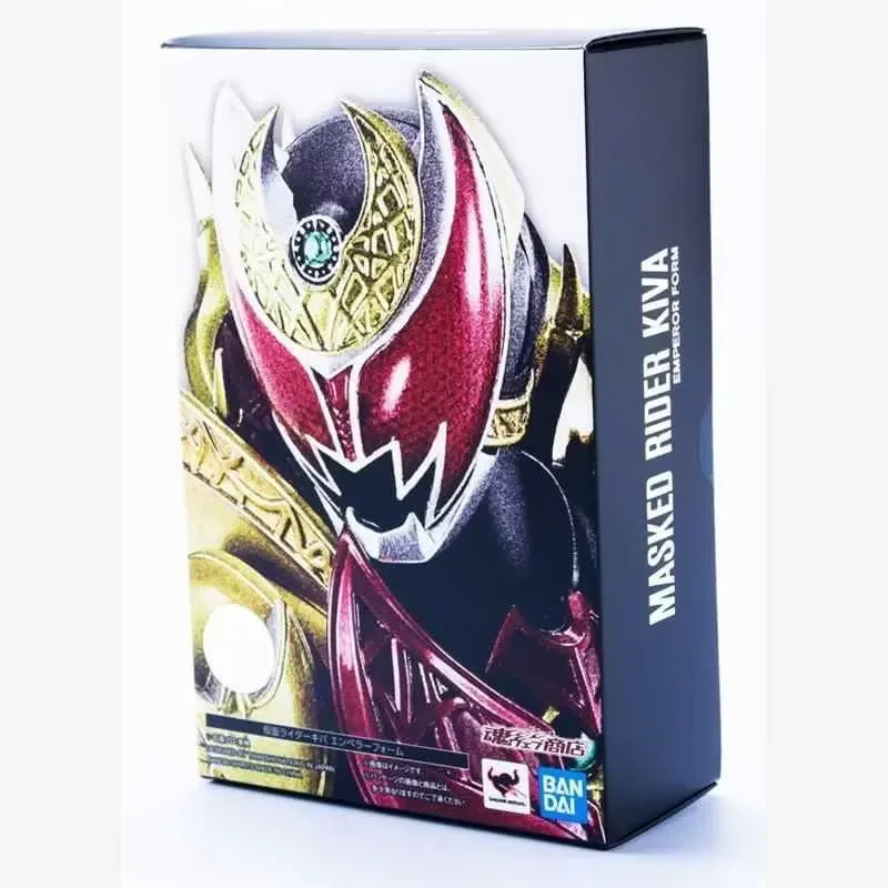 Фото В наличии Оригинальная фигурка SHF Bandai Bone Sculpture Real Kamen Rider Kiva Demon King Form, модель, игрушка-фигурка №2