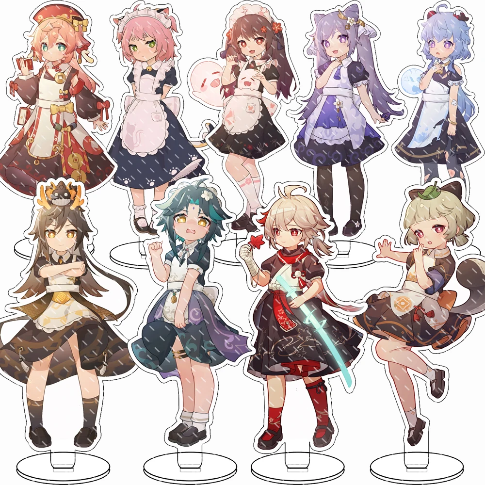 

Anime Genshin Impact Figures Raiden Shogun Ye Lan Kamisato Ayato Acrylic Stand Model Plate Desk Decor Standing Sign Fans Gifts