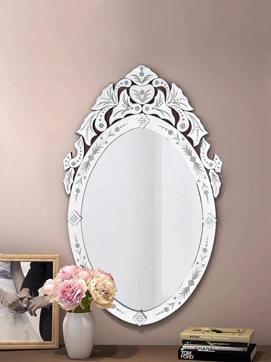 Купить Белое Большое Резное Зеркало