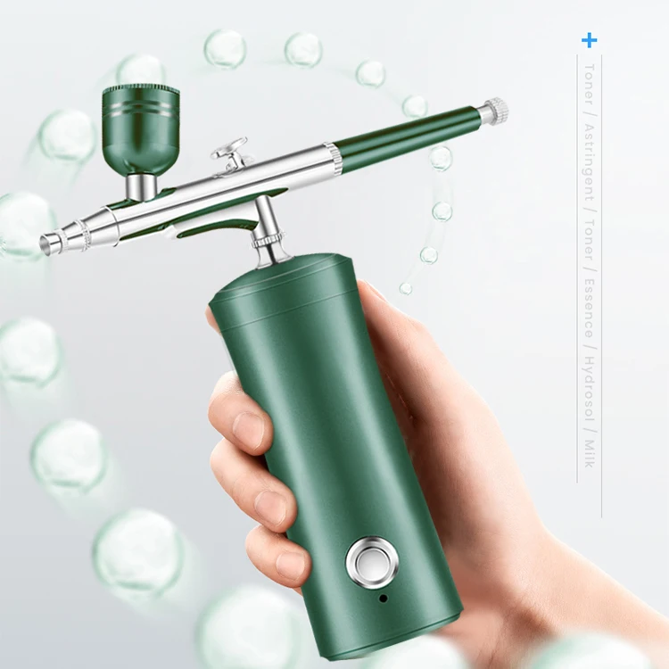 

Pakiss handheld nano facial oxygen sprayer injection small bubble sprayer water oxygen injector