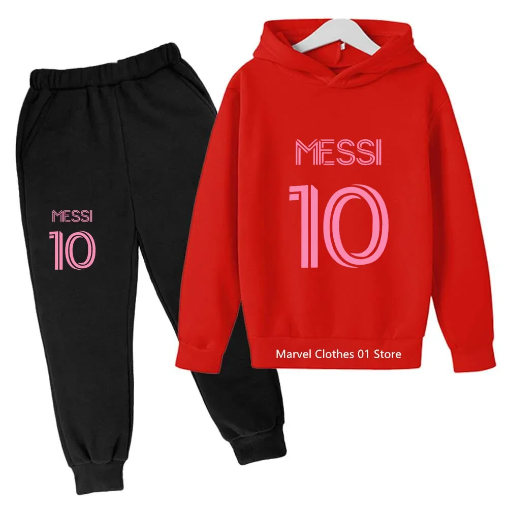 Meixi Printed Hoodie Set Kids Children's Clothing Hoodies Leggings 2-piece Boys and Girls Casual Sportswear