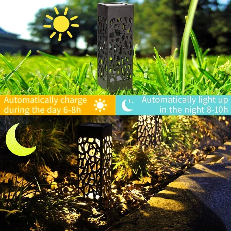 

LED Outdoor Solar Lawn Light Yollow Light Waterproof Lighting Solar Landscape Lamp Outdoor Garden Park Ground Plug Lawn Lamp