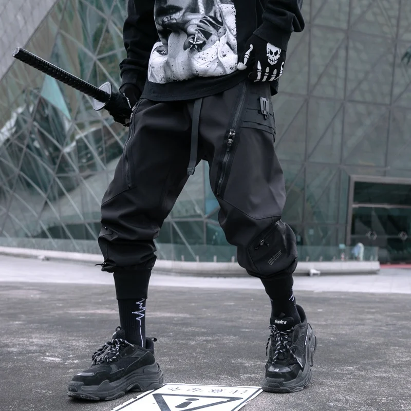 Функциональный комбинезон Sle мужской модный брендовый с завязками на щиколотке