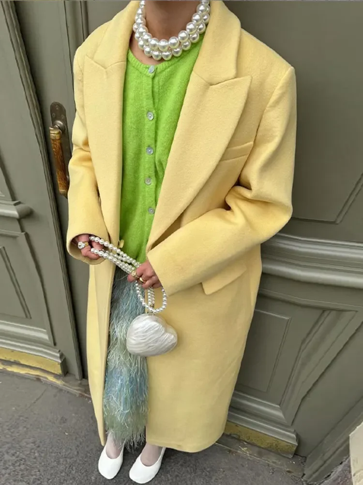 Женское шерстяное пальто