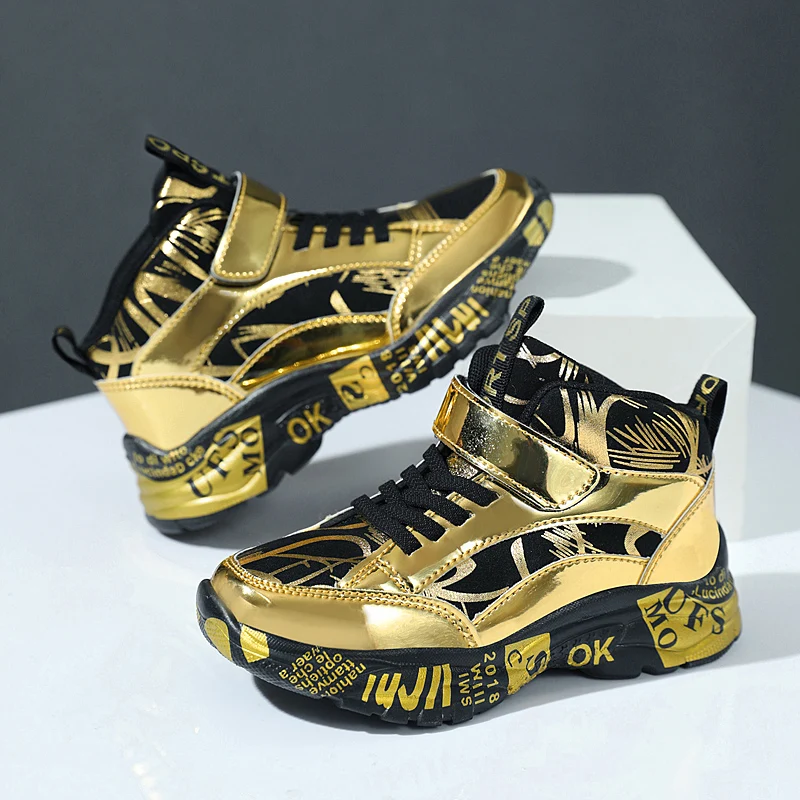 Waterproof Running Shoes Casual Sports Shoes Boys Tennis Shoes Child Basket Shoes